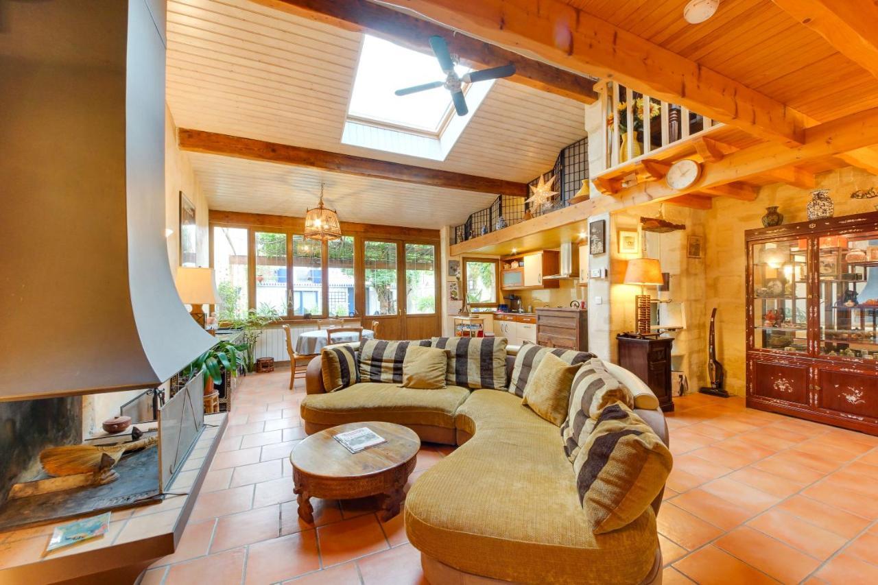 Superbe Maison En Pierre Bordelaise Бордо Экстерьер фото