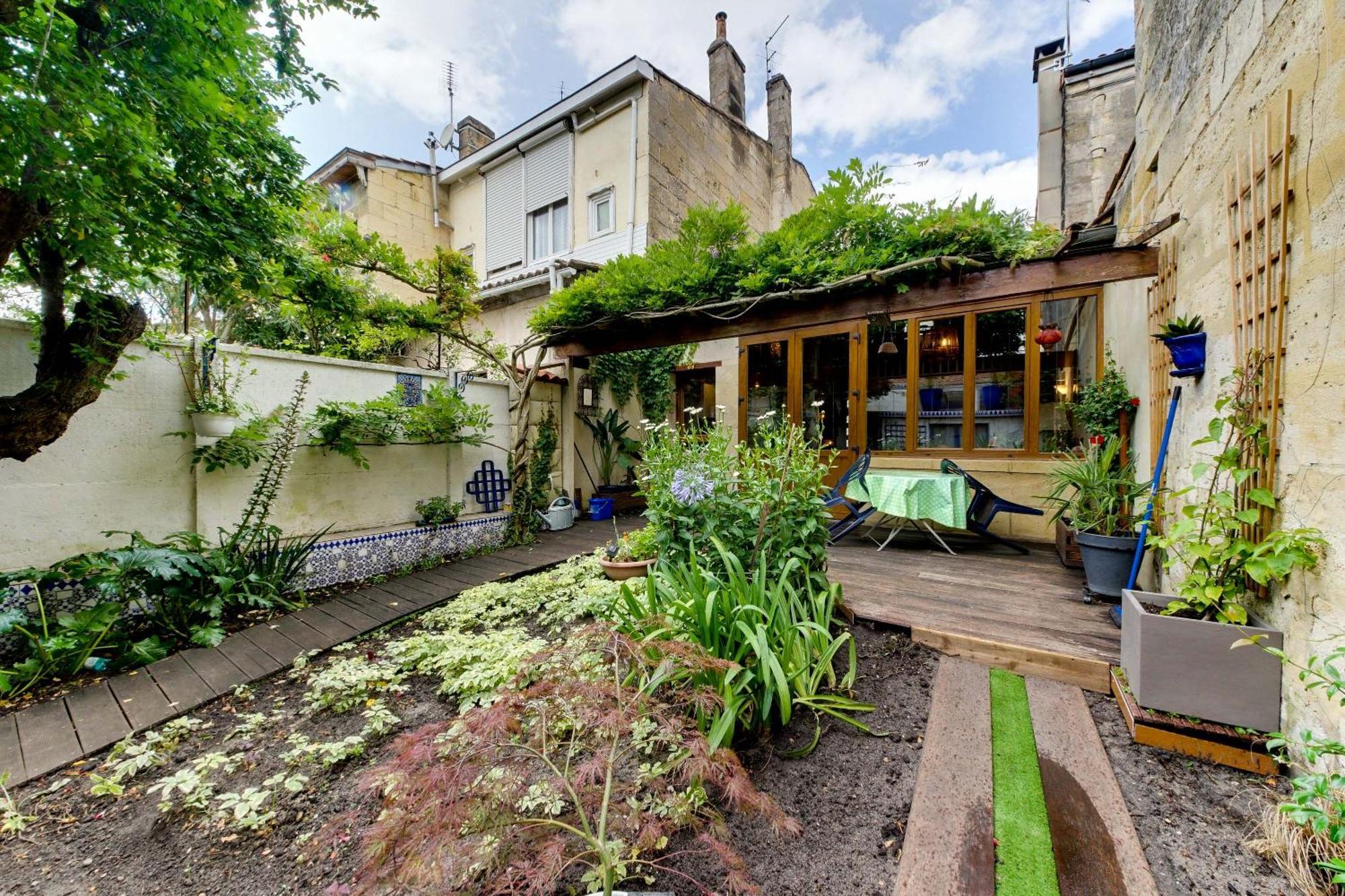 Superbe Maison En Pierre Bordelaise Бордо Экстерьер фото